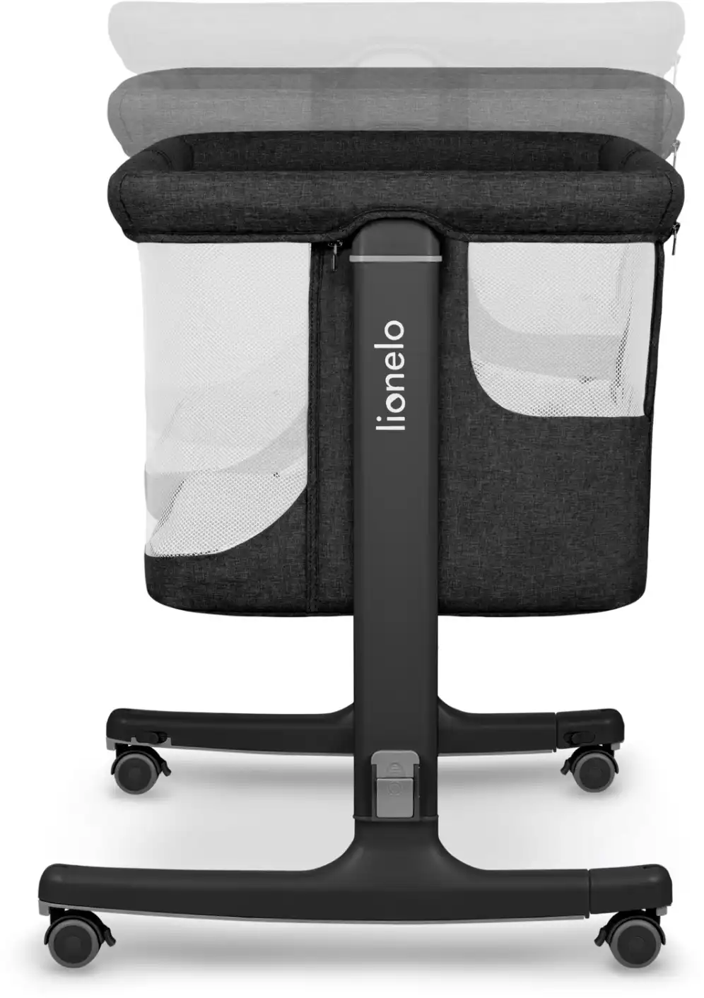 Приставне ліжечко 3 в 1 Lionelo Aurora Grey Graphite
